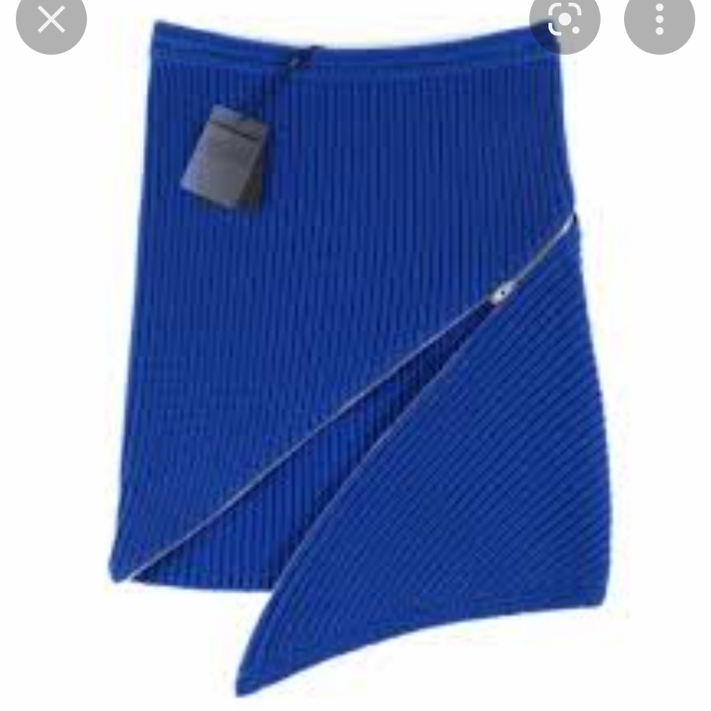 Alexander Wang knit zipper skirt